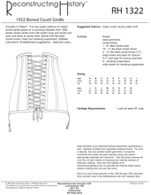 Load image into Gallery viewer, RH1322 — 1932 Coutil Boned Girdle sewing pattern