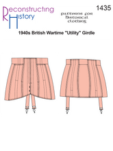 Load image into Gallery viewer, RH1435 — 1940s British Utility Girdle sewing pattern
