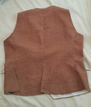 Load image into Gallery viewer, A customer&#39;s Colonial waistcoat made with our sewing pattern RH808 (back view)
