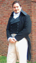Load image into Gallery viewer, RH804 — 1790s-1810s Frock Coat sewing pattern