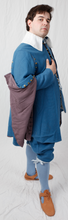 Load image into Gallery viewer, A model shows a cassock or cape made with our sewing pattern RH107