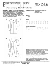 Load image into Gallery viewer, Back cover for our medieval sewing pattern RH022, 14th century man's cotehardie
