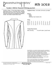 Load image into Gallery viewer, RH1012 — Ladies' 1910s Darted Riding Jacket sewing pattern