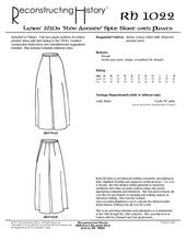 Load image into Gallery viewer, RH1022 — 1910s "Ride Astride" Split Skirt sewing pattern