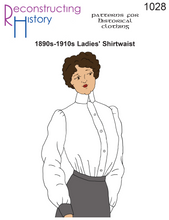 Load image into Gallery viewer, RH1028 — Ladies' 1910s Shirtwaist sewing pattern