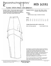 Load image into Gallery viewer, RH1031 — Ladies' 1910s Skirt with Peplum sewing pattern