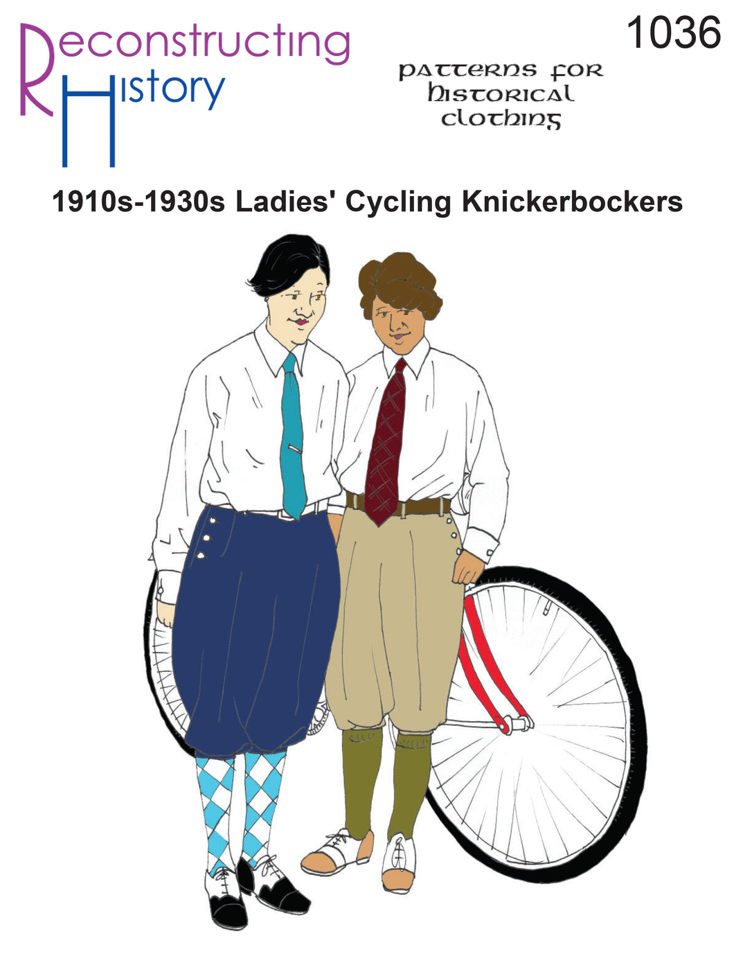 RH1036 — 1910s-1940s Ladies' Cycling Knickerbockers sewing pattern