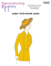 Load image into Gallery viewer, RH1042 — Ladies' 1910s Norfolk Jacket sewing pattern