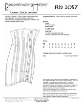 Load image into Gallery viewer, RH1057 — Ladies' 1910s Corset sewing pattern