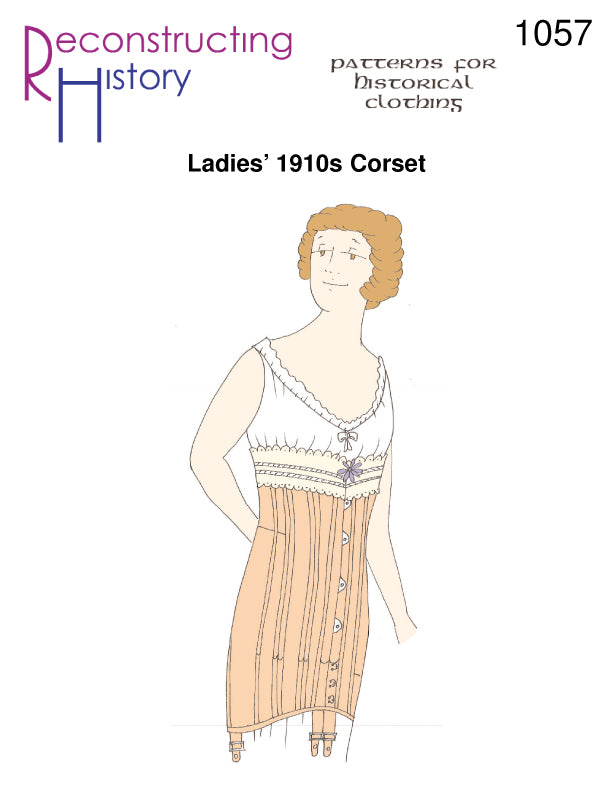 RH1057 — Ladies' 1910s Corset sewing pattern – Reconstructing History RH1057 — Ladies' 1910s Corset sewing pattern – Reconstructing History