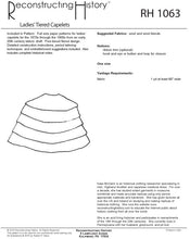 Load image into Gallery viewer, RH1063 — Ladies' 1870s-1910s Tiered Capelets sewing pattern