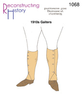 Load image into Gallery viewer, RH1068 — 1910s Gaiters or Spatterdashes sewing pattern