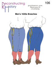 Load image into Gallery viewer, RH106 — 1630s Cavalier Breeches sewing pattern