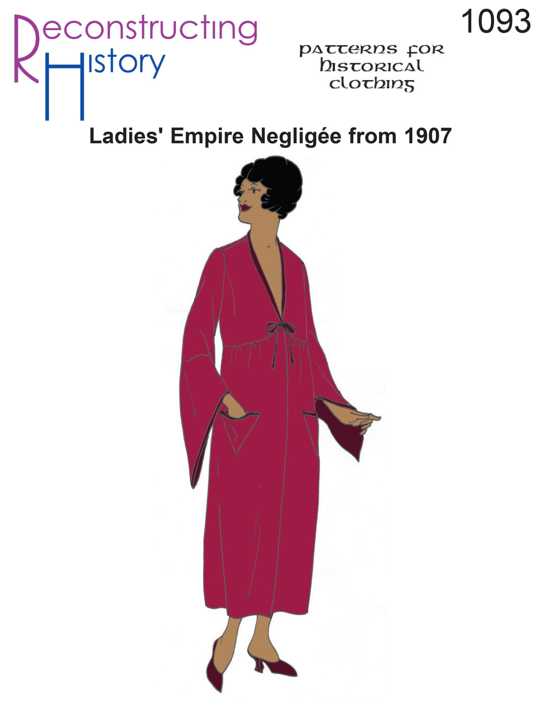 RH1093 — 1907 Empire Negligée sewing pattern