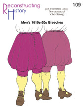 Load image into Gallery viewer, RH109 — 1620s Breeches sewing pattern