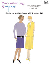Load image into Gallery viewer, RH1203 — 1920s Day Dress sewing pattern