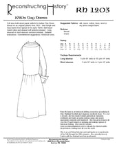 Load image into Gallery viewer, RH1204 — 1920s Day Dress sewing pattern