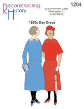 Load image into Gallery viewer, RH1204 — 1920s Day Dress sewing pattern