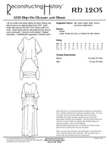 Load image into Gallery viewer, RH1205 — 1918 Blouse and Skirt sewing pattern
