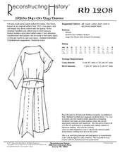 Load image into Gallery viewer, RH1208 — 1920s Day Dress sewing pattern