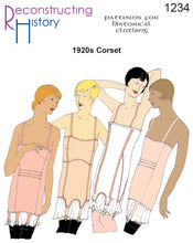 Load image into Gallery viewer, RH1234 — Ladies&#39; 1920s Corset sewing pattern
