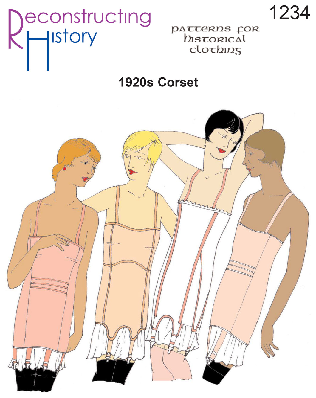 RH1234 — Ladies' 1920s Corset sewing pattern