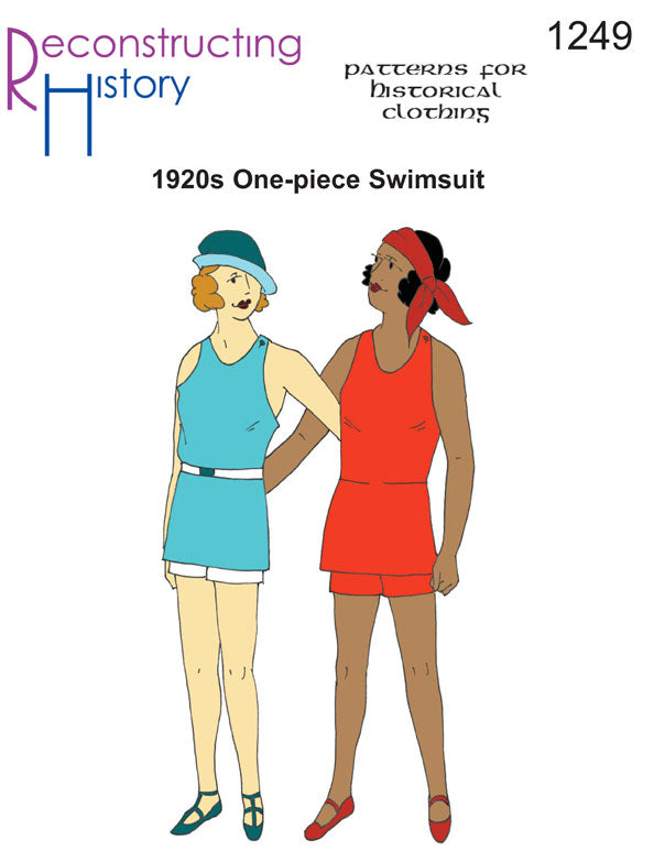 RH1249 — Mid-1920s Ladies' Knit Swimsuit sewing pattern