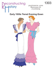 Load image into Gallery viewer, RH1303 — 1930s Evening Gown sewing pattern