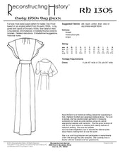 Load image into Gallery viewer, RH1305 — 1930s Day Dress sewing pattern
