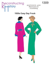Load image into Gallery viewer, RH1309 — 1930s Day Dress sewing pattern