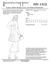 Load image into Gallery viewer, RH1312 — 1930s Dress and Swing Coat sewing pattern