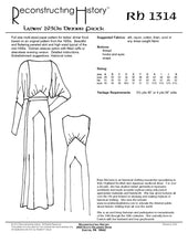 Load image into Gallery viewer, RH1314 — 1930s Evening Gown sewing pattern