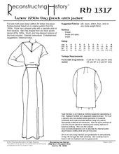 Load image into Gallery viewer, RH1317 — 1930s Frock and Jacket sewing pattern