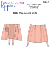 Load image into Gallery viewer, RH1323 — 1930s Wrap-Around Girdle sewing pattern