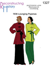 Load image into Gallery viewer, RH1327 — 1936 Lounging Pyjamas sewing pattern
