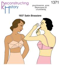 Load image into Gallery viewer, RH1371 — 1937 Satin Brassiere sewing pattern
