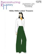 Load image into Gallery viewer, RH1375 — 1930s-1940s Ladies&#39; Trousers sewing pattern
