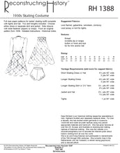 Load image into Gallery viewer, RH1388 — 1930s Skating Outfit sewing pattern