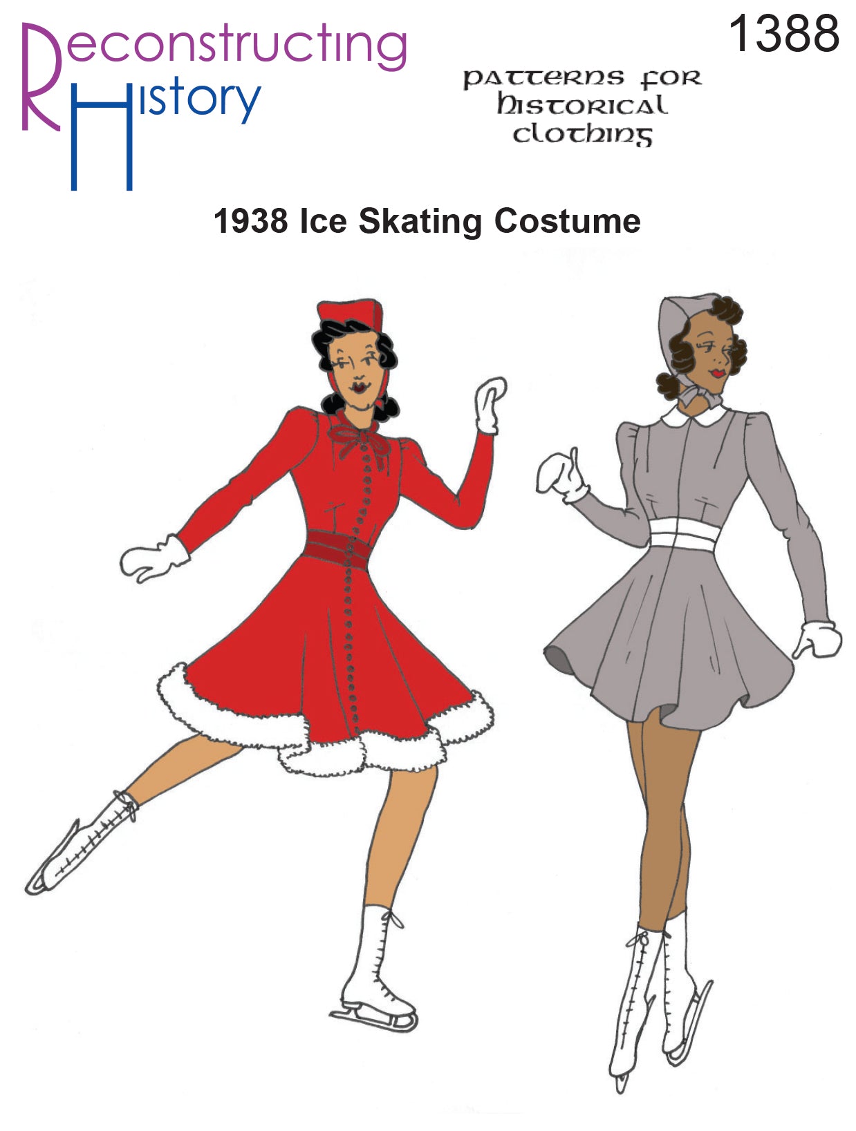 RH1388 1930s Skating Outfit sewing pattern Reconstructing History RH1388 1930s Skating Outfit sewing pattern Reconstructing History