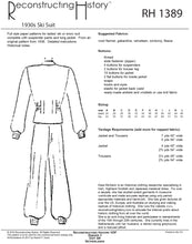 Load image into Gallery viewer, RH1389 — 1930s Ski or Snow Suit sewing pattern