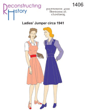 Load image into Gallery viewer, RH1406 — 1941 Ladies' Jumper and Blouse sewing pattern