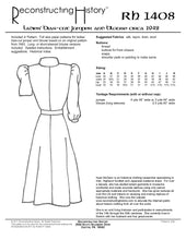 Load image into Gallery viewer, RH1408 — 1942 Ladies' Bias-Cut Jumper and Blouse sewing pattern