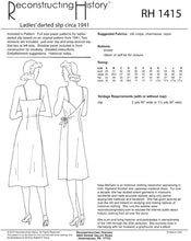 Load image into Gallery viewer, RH1415 — 1941 Darted Slip with Maternity Option