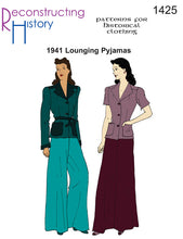 Load image into Gallery viewer, RH1425 — 1941 Lounging Pyjamas sewing pattern