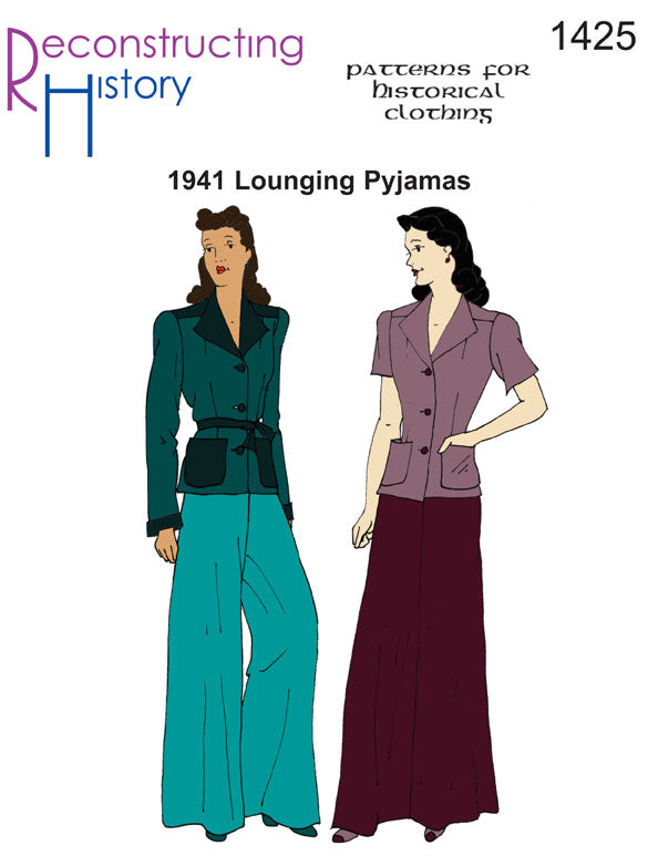 RH1425 — 1941 Lounging Pyjamas sewing pattern