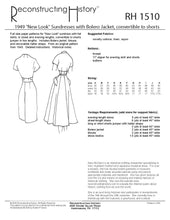 Load image into Gallery viewer, RH1510 — 1949 "New Look" Sundress Convertible to Shorts & Jumper sewing pattern