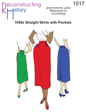 Load image into Gallery viewer, RH1517 — 1950s Skirt with Pockets sewing pattern