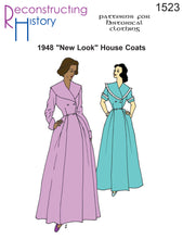 Load image into Gallery viewer, RH1523 — 1949 "New Look" House Coat or Hostess Dress sewing pattern