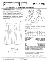 Load image into Gallery viewer, Back cover of our Elizabethan Common Women&#39;s outfit sewing pattern, perfect for your Renaissance needs
