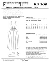 Load image into Gallery viewer, RH209 — Netherlandish Working Women's Outfit sewing pattern